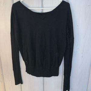 Semi cropped long sleeved shirt